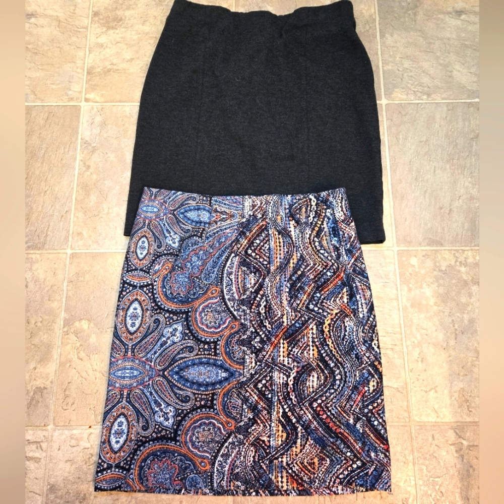 J Jill Ponte Knit pencil skirts (2 skirts bundle)